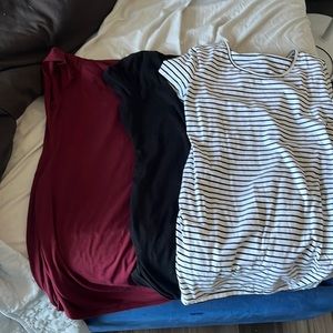 3 pack maternity t-shirts